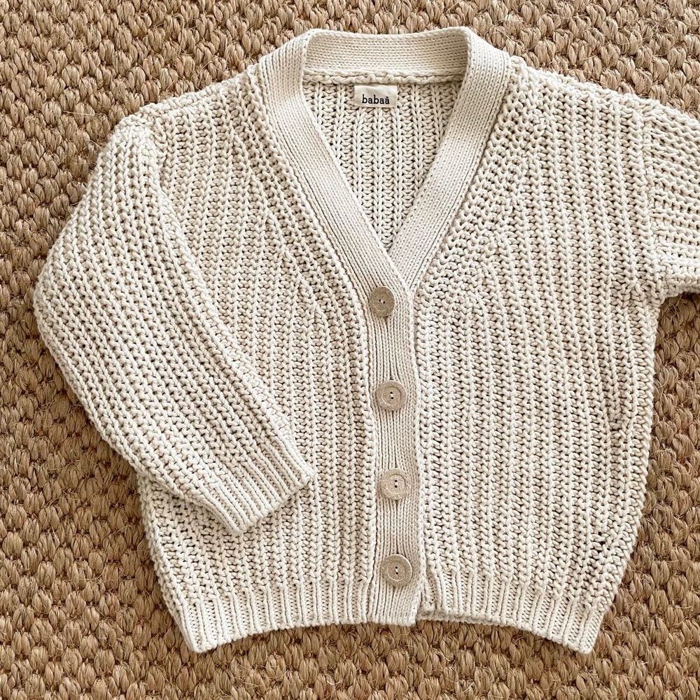Babaa Cotton Cardigan fits like XXS/XS